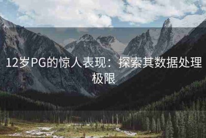 12岁PG的惊人表现：探索其数据处理极限