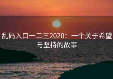 乱码入口一二三2020：一个关于希望与坚持的故事